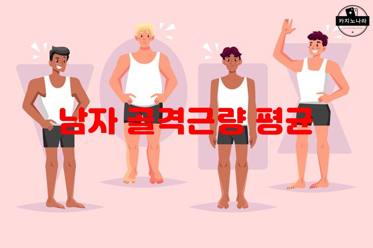 남자 골격근량 평균
