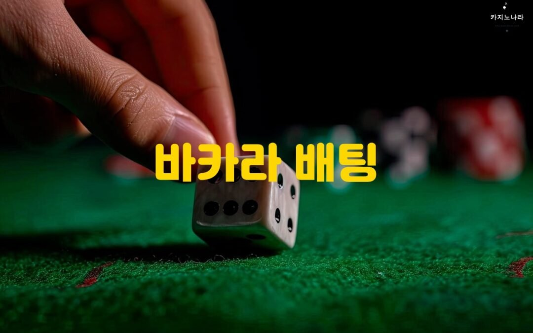 바카라 배팅의 규칙과 전략