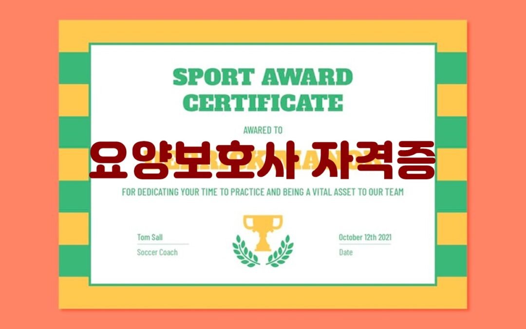 2024년 요양보호사 자격시험 일정과 신규자격증 발급 변경 안내